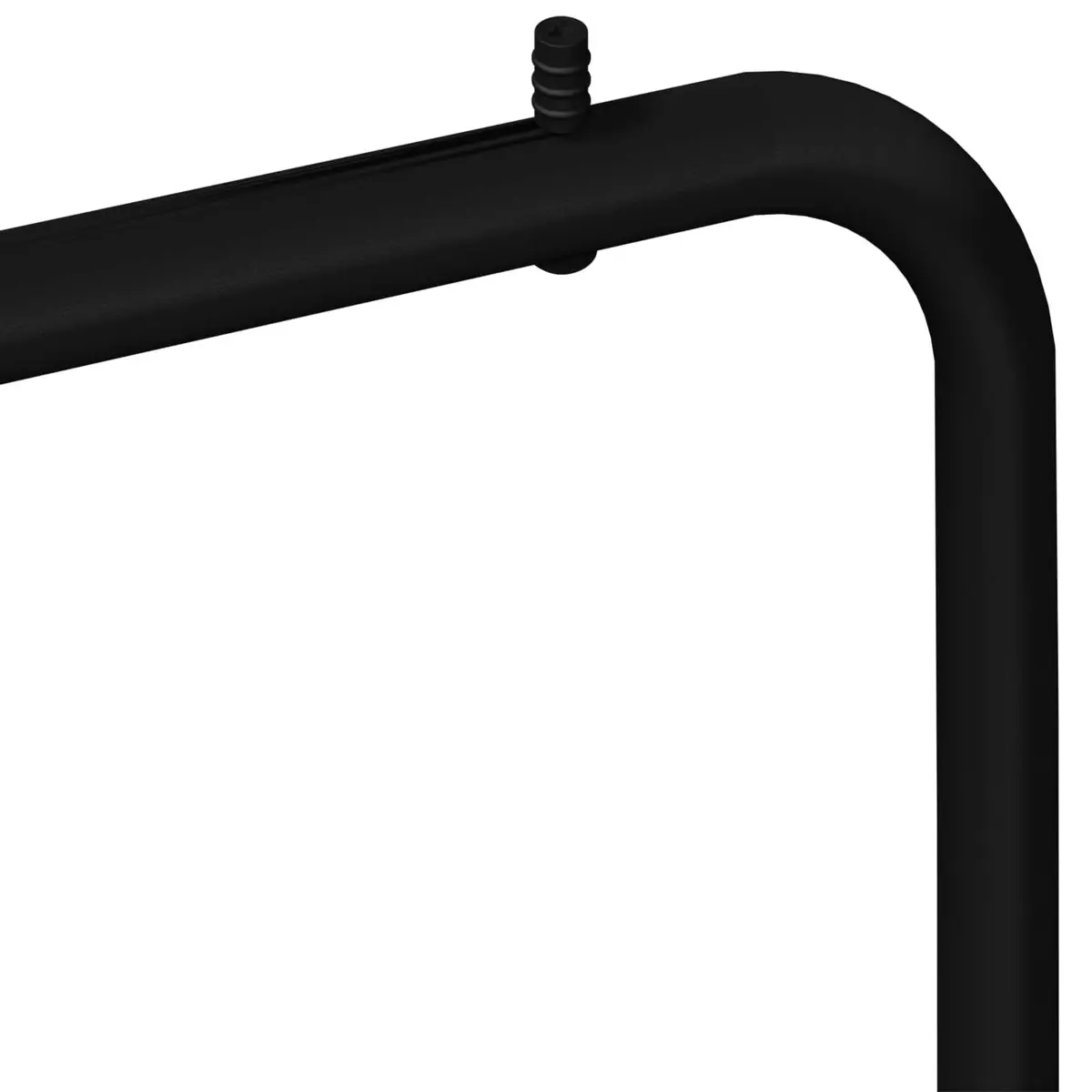 Clothes Rack White Black Modern Solid Pine Wood Bedroom Garment Organizer