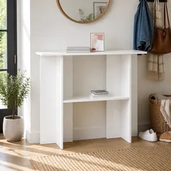 Concise White Console Table: Perfect for Any Room