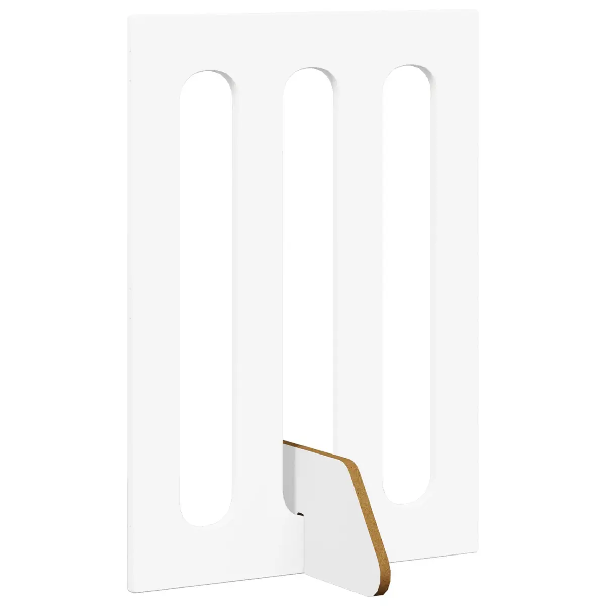 Folding Pet Fence White 100.5 x 38 x 70 cm Indoor Dog Barrier Room Divider 2 Piece