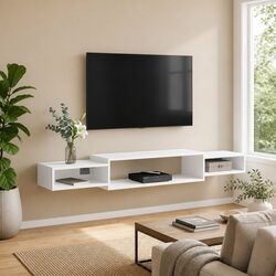 Simple and Effective Wall-Mounted TV Cabinet 180 x 28 x 21 cm