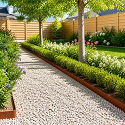 Steel Garden Edging - 10 Flexible and Durable Pieces