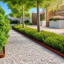 Concise Steel Garden Border Edging - 20 Pcs