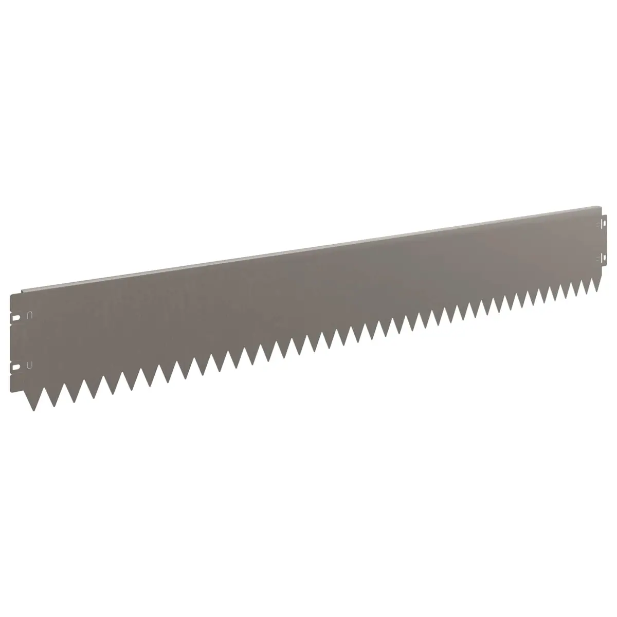 Lawn Edge Border Brown 103x15cm Steel Bent Top 10 Piece Landscape Edging