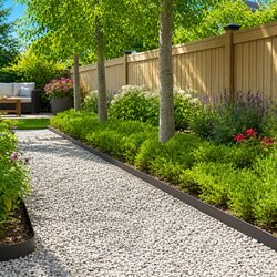 Efficient Lawn Edging - 20 Pieces of Steel Black Edging