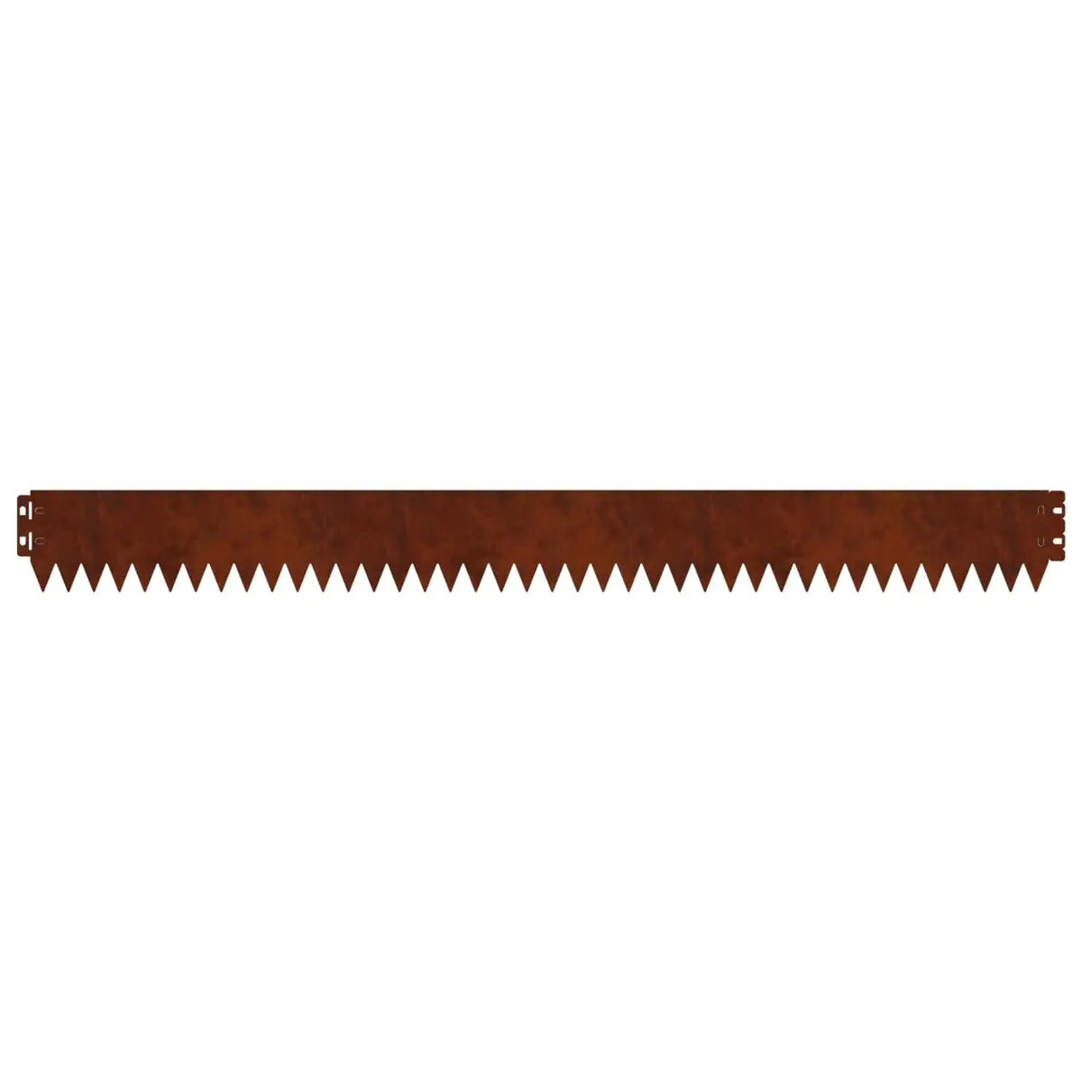 Lawn Edge Garden Border Edging 10 pcs 103x10cm Steel Rusty Top Fold Landscape