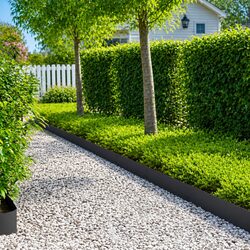 Steel Lawn Edging - 10 Pieces, Strong & Versatile