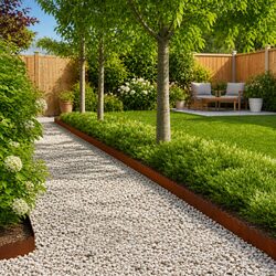 Concise and Strong Garden Edging - 20 Steel Pieces