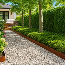 Lawn Edging: 10 Durable Steel Panels for Your Garden