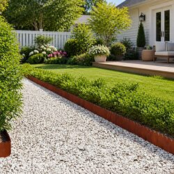 Durable Garden Lawn Edging, 20 pcs Steel Barrier