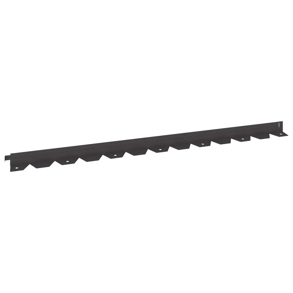 Garden Lawn Edging Black Steel Flexible Landscape Border Fencing 20 Piece