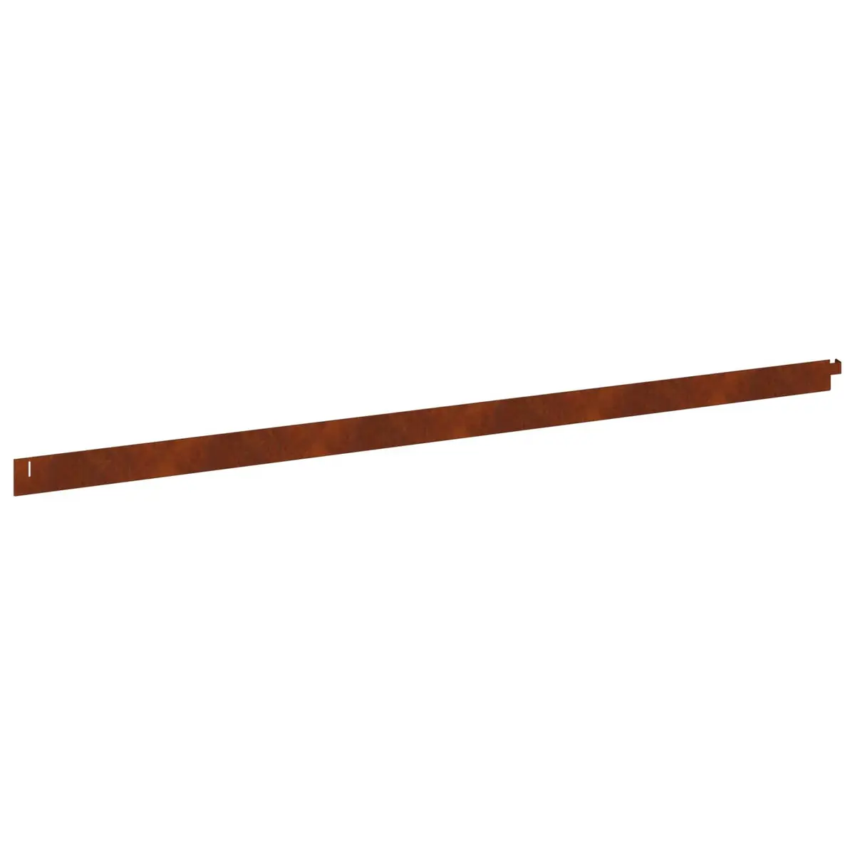 Garden Lawn Edging Brown 102cm Flexible Steel Border Landscape 20 Piece