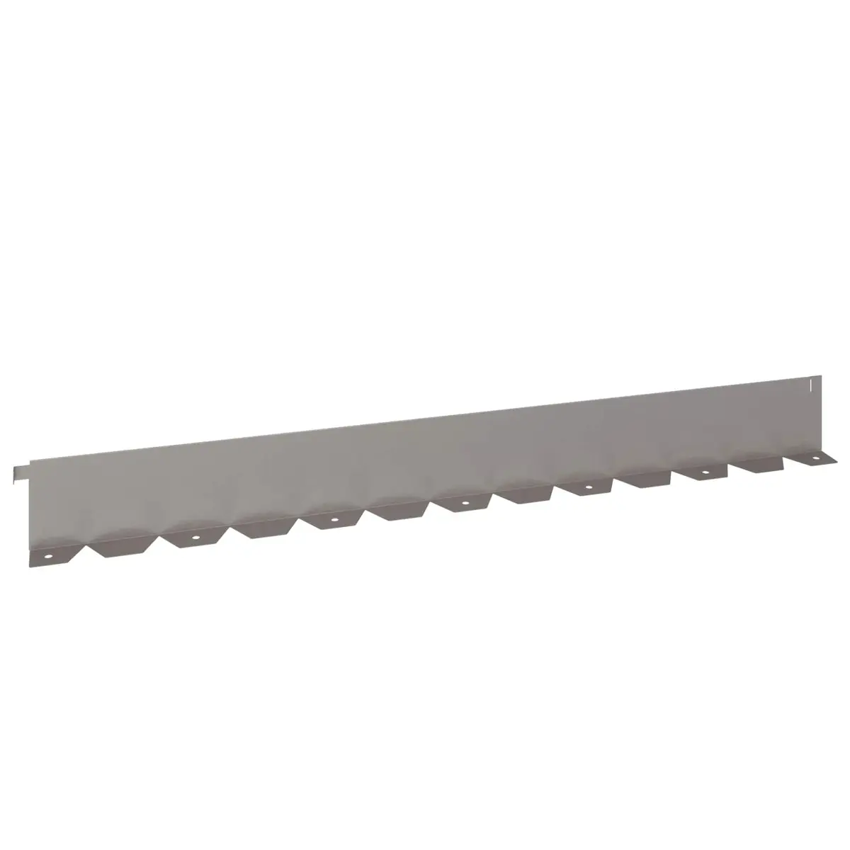 Garden Lawn Edging Steel 10 Pieces Flexible Borders Landscape 102cm Rusty Brown