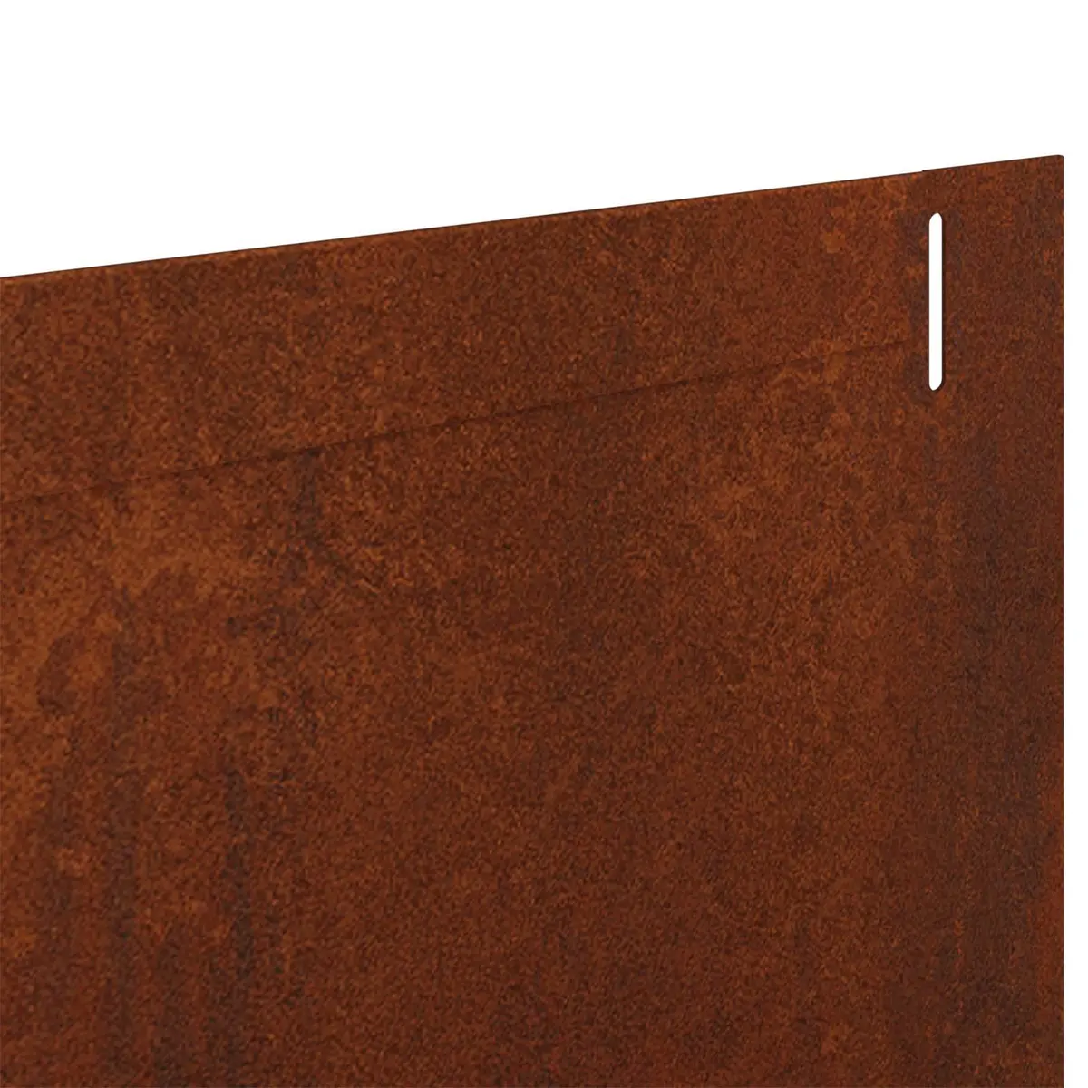 Garden Lawn Edging Steel 10 Pieces Flexible Borders Landscape 102cm Rusty Brown