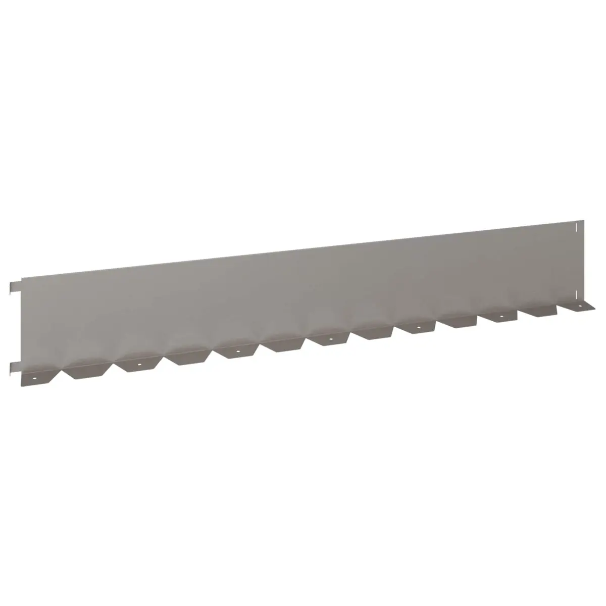 Garden Lawn Edging Brown Flexible Steel Landscape Edging 20 Piece
