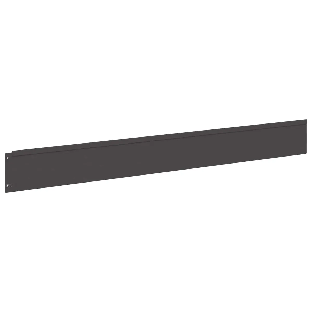 Garden Lawn Edging 10 pcs 100x12cm Steel Border Landscape Edge Top Fold Black