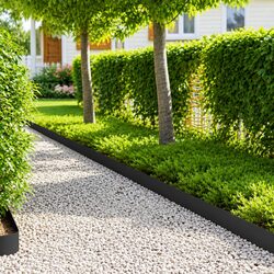 Concise and Strong Steel Lawn Edging - 20 Pieces