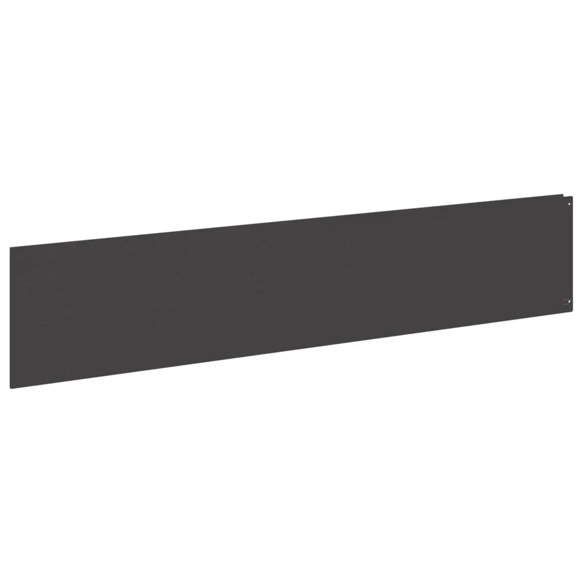 Garden Lawn Edging 10 pcs Steel Black Border Landscape Barrier Modern Design