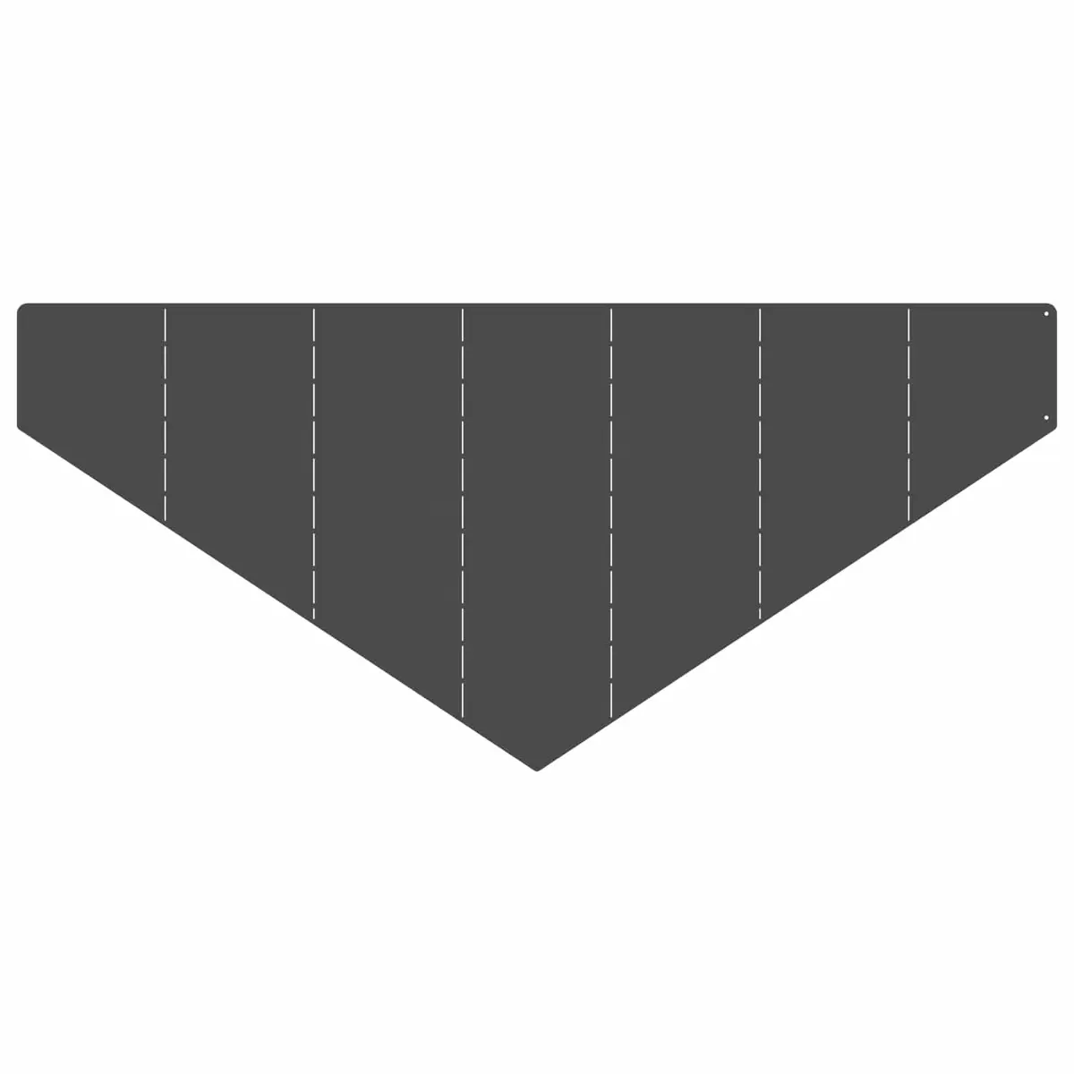 Garden Lawn Edging 4 Pieces 100 x 45 cm Steel Border Fencing Landscape Strip