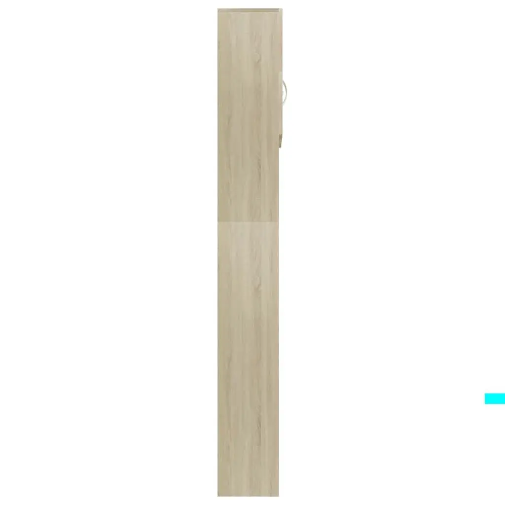 Washing Machine Cabinet Sonoma Oak 64W x 25.5D x 190H cm Storage Cupboard Bathroom Laundry Organizer