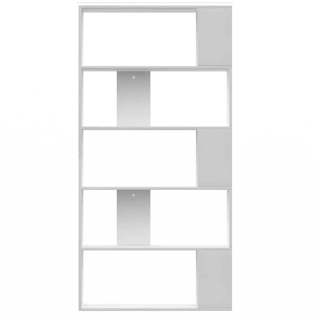 Book Cabinet White 80x24x159 cm Freestanding Storage Unit Room Divider