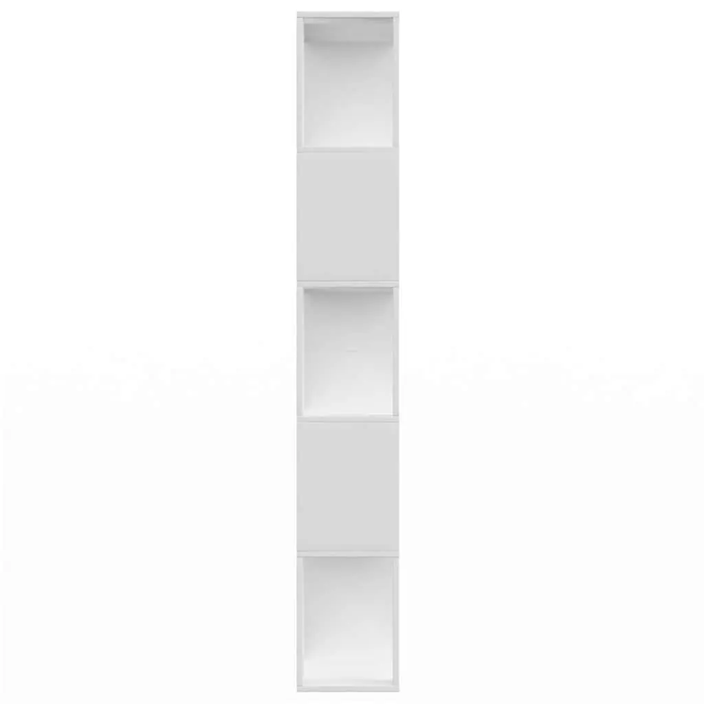 Book Cabinet White 80x24x159 cm Freestanding Storage Unit Room Divider