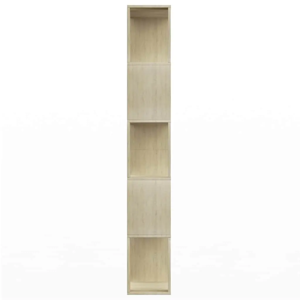 Book Cabinet Brown 80x24x159cm Engineered Wood Room Divider Shelving Storage