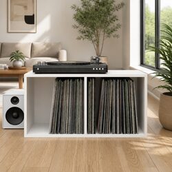 White Vinyl Storage Box for LPs
