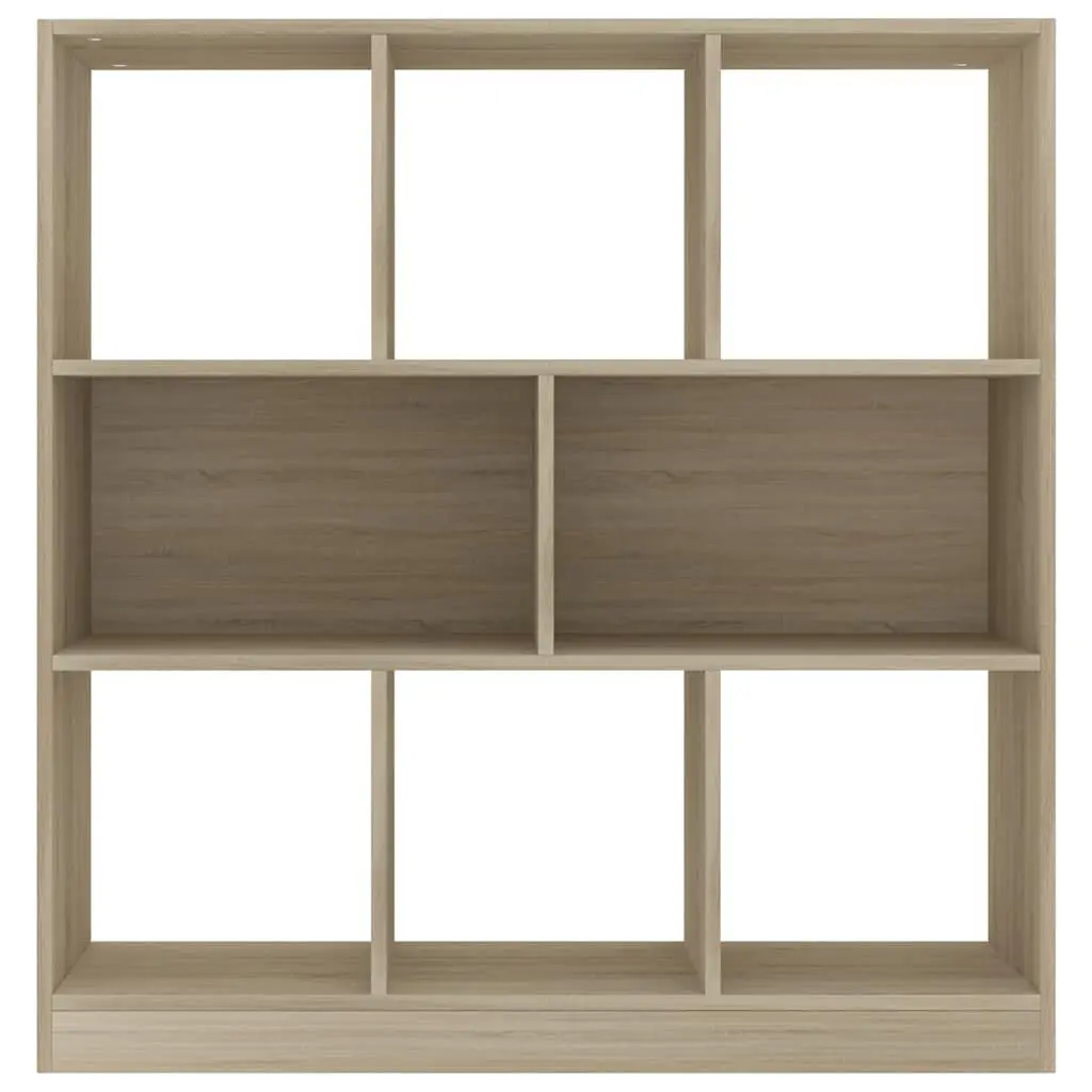 Book Cabinet Brown 8 Compartment Shelving Unit Storage Bookcase