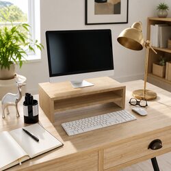 Sonoma Oak Monitor Stand Riser