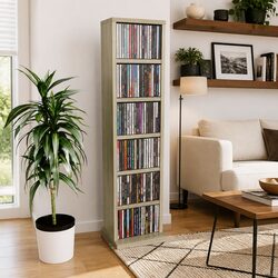Sonoma Oak Brown CD Cabinet 21x20x88cm