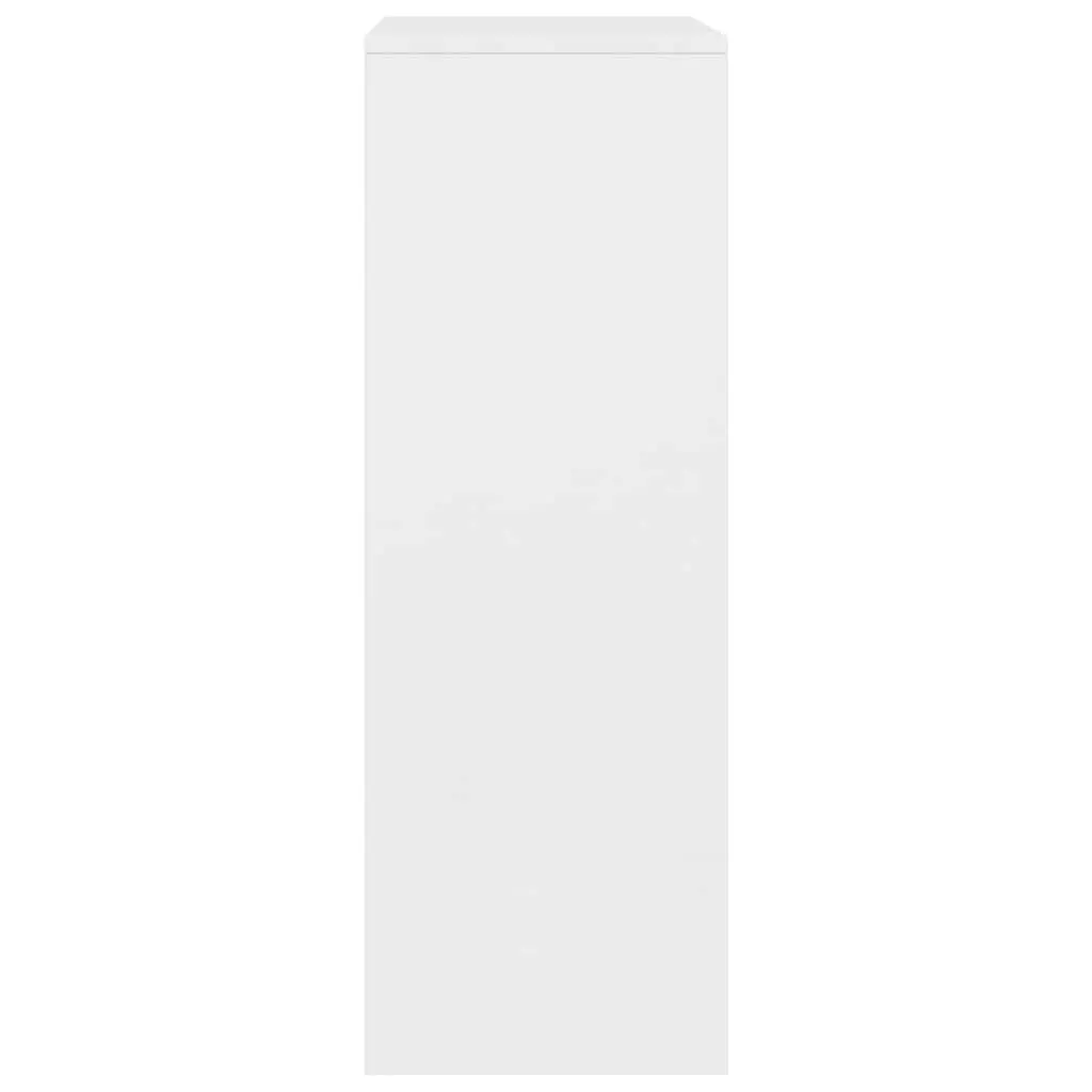 White Sideboard Cabinet 6 Drawers Engineered Wood Storage Furniture 50W x 34D x 96H cm