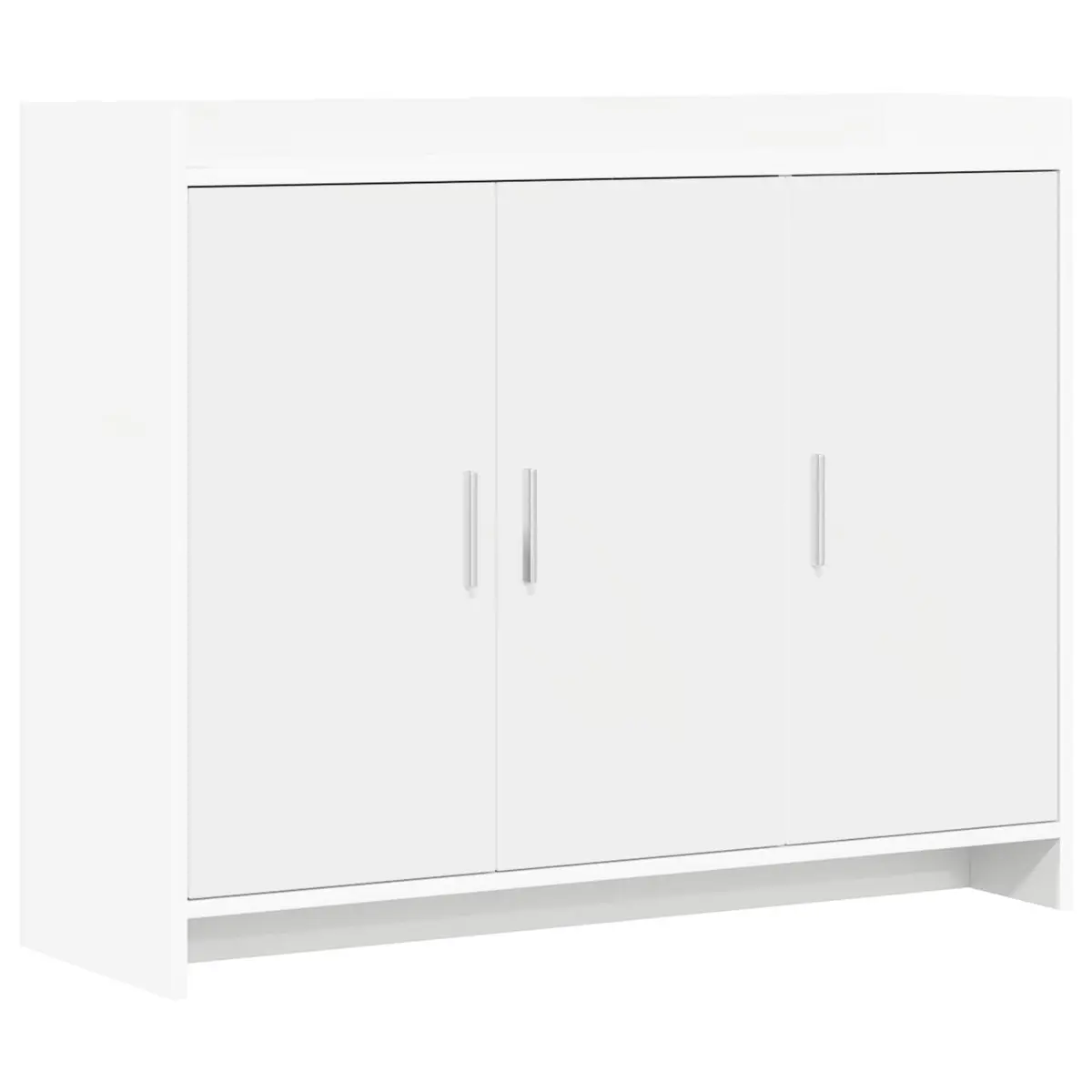 Sideboard White 98.5 x 33 x 80 cm Storage Cabinet Dining Room Hallway Furniture