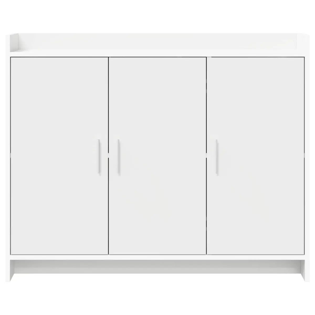 Sideboard White 98.5 x 33 x 80 cm Storage Cabinet Dining Room Hallway Furniture