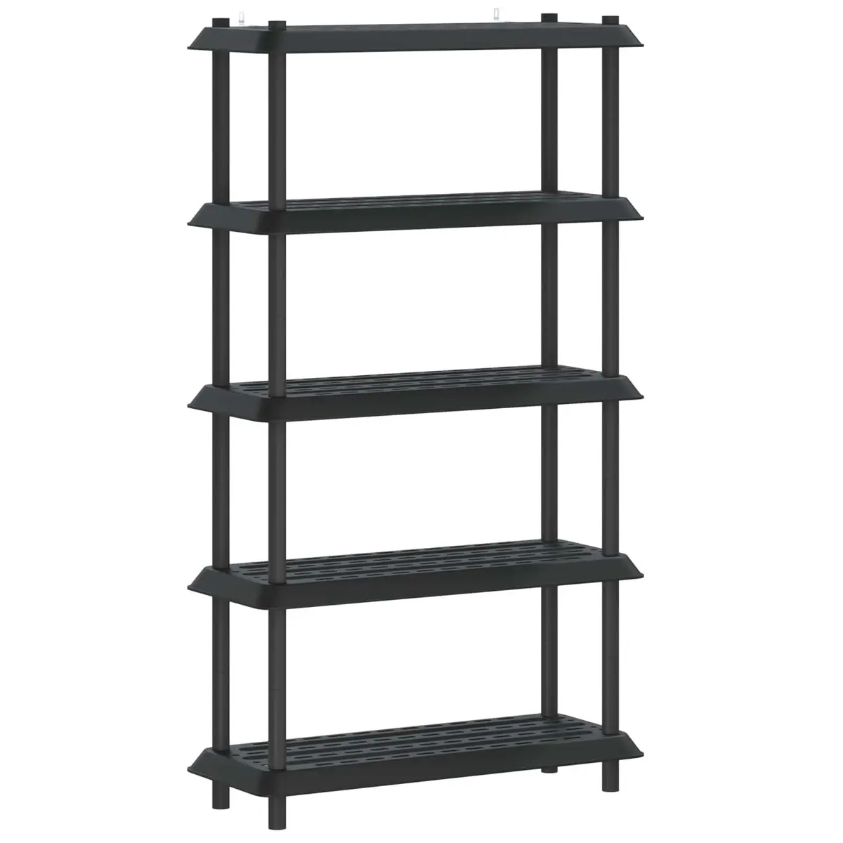 5-Tier Shelving Unit 100 x 40 x 177 cm Storage Rack Organizer Anthracite