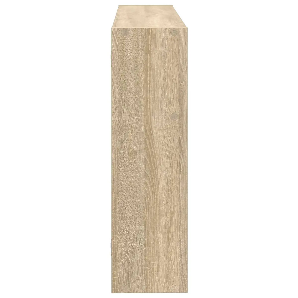 Wall Shelf Brown 95 x 20 x 69.5 cm Wall-Mounted Modern Storage Floating Display Ledge