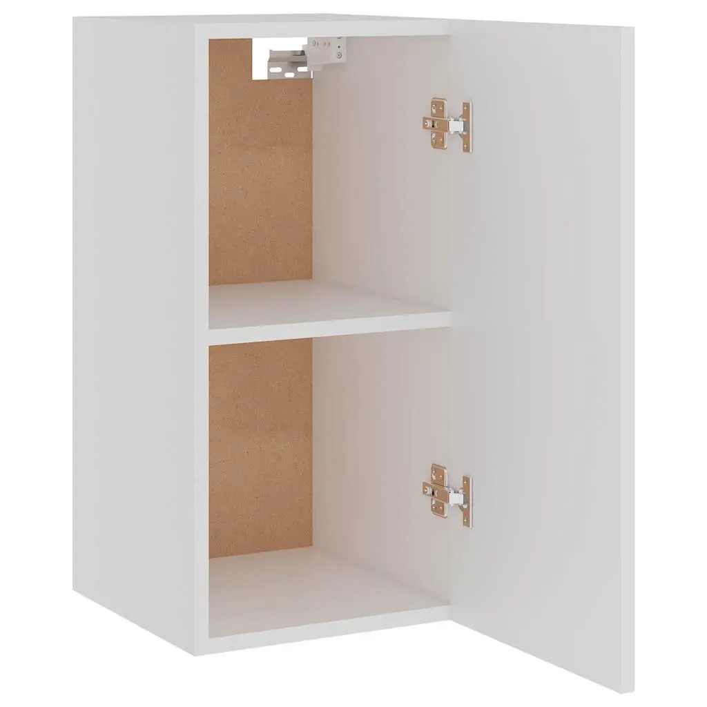 White Wall-Mounted Kitchen Cabinet Storage Unit 29.5x31x60cm Hanging Organiser