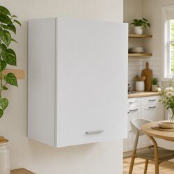 Wall-Mounted Kitchen Storage Cabinet with Two Shelves