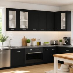 Black Hanging Cabinet