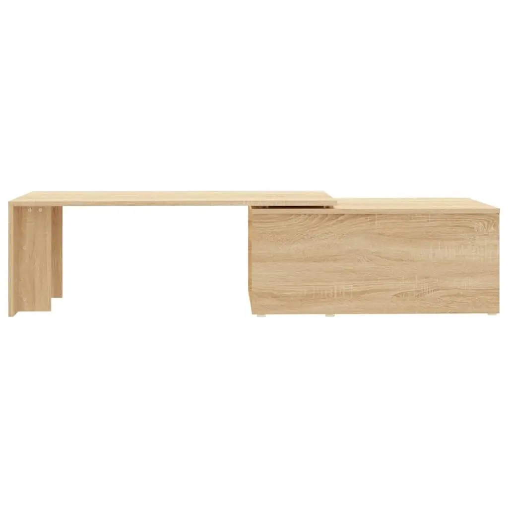 Coffee Table Brown Engineered Wood 150x50x35cm Spacious Top Surface