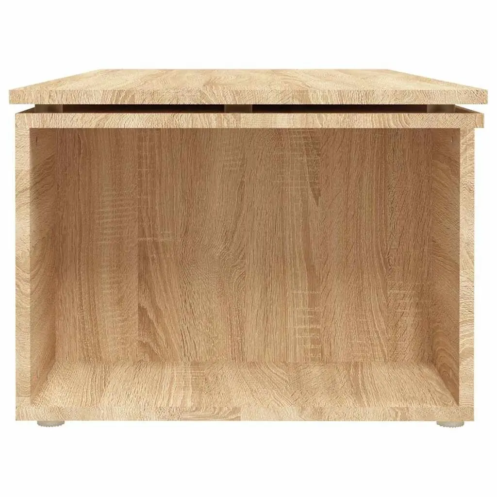 Coffee Table Brown Engineered Wood 150x50x35cm Spacious Top Surface