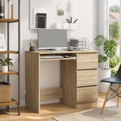 Compact and Confident Desk with Drawer 90x45x76cm