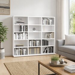White CD Cabinet with Ample Storage