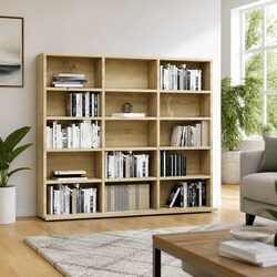 Compact CD Cabinet in Brown - 15 Compartments
