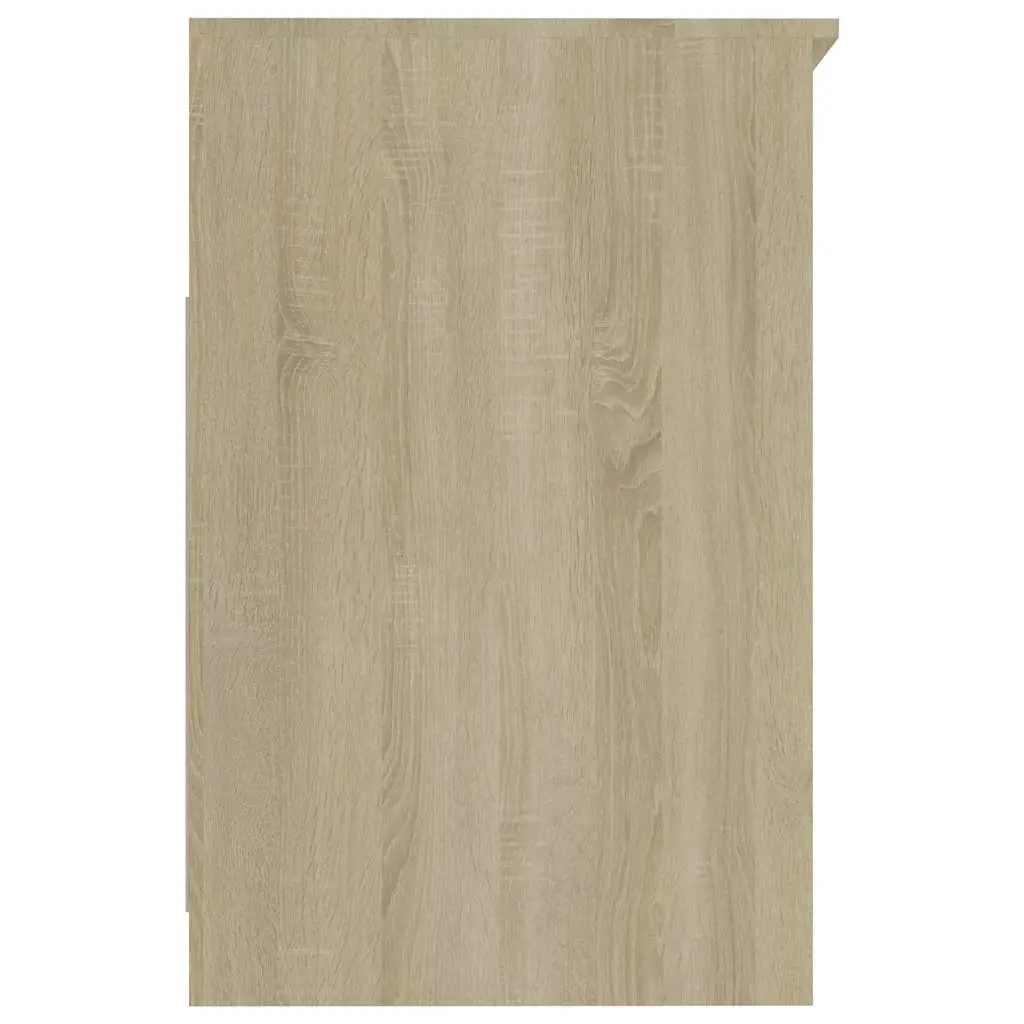 Brown Engineered Wood Drawer Cabinet with Open Shelf 3 Drawers Compact Storage Furniture