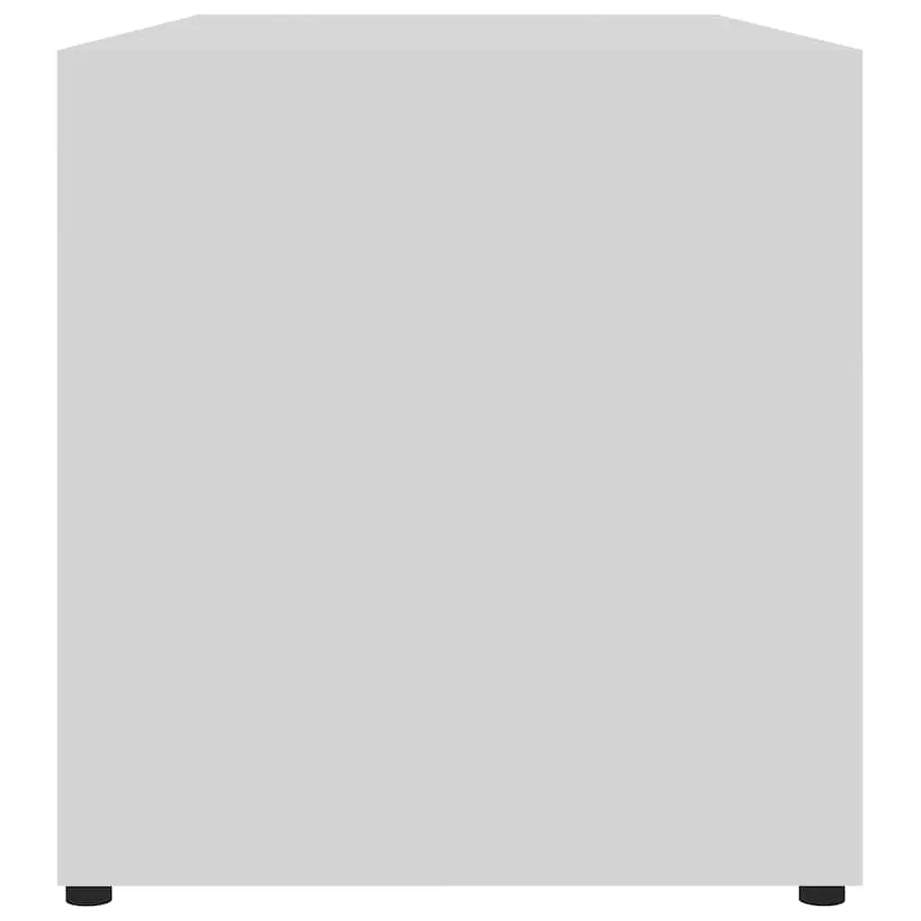 White TV Cabinet with Storage Drawers