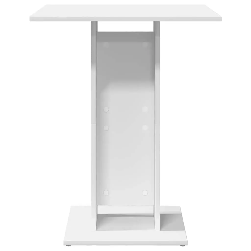 Bistro Table White 60x60x75 cm Engineered Wood High Table