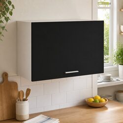 Black Hanging Kitchen Storage Cabinet