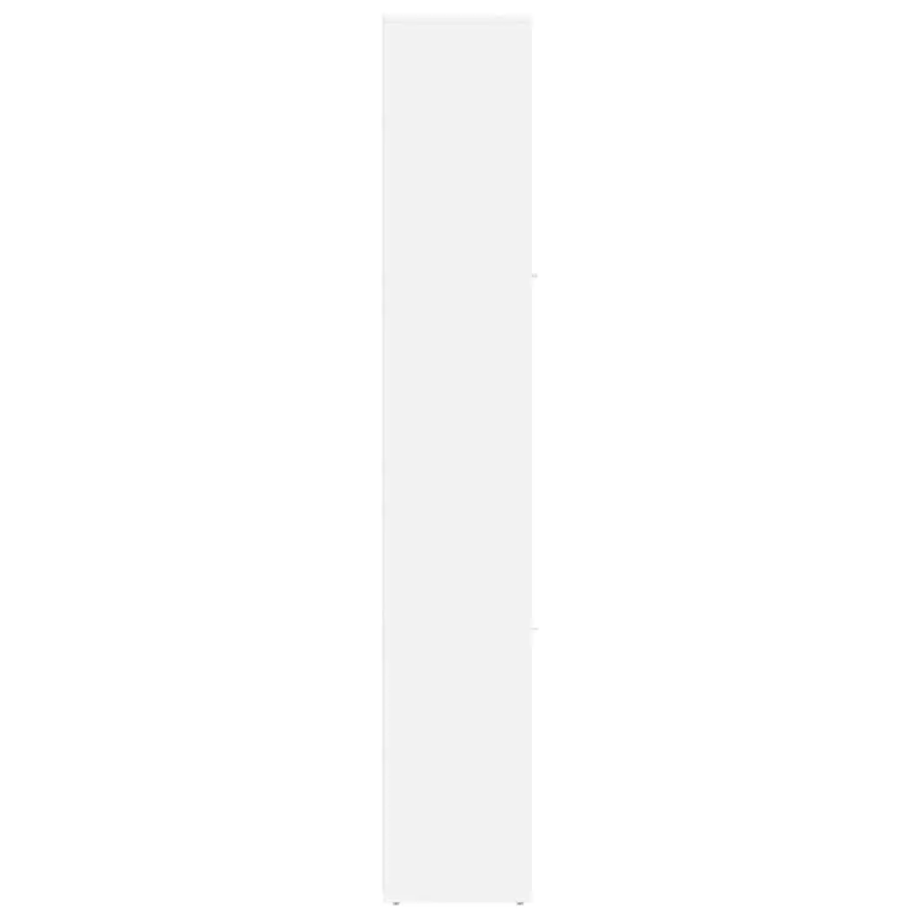 White Bathroom Cabinet 30x30x183.5 cm with Storage Options