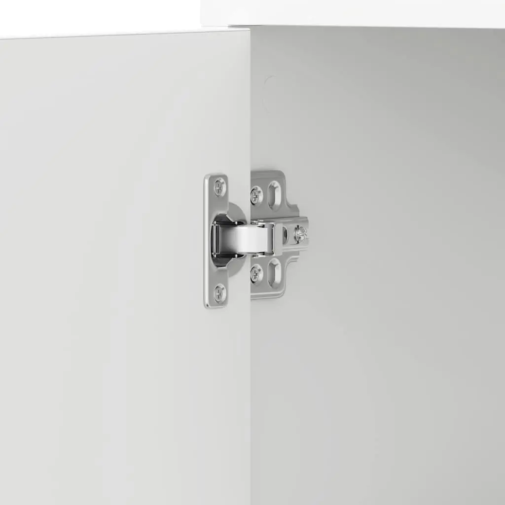 White Bathroom Cabinet 30x30x183.5 cm with Storage Options