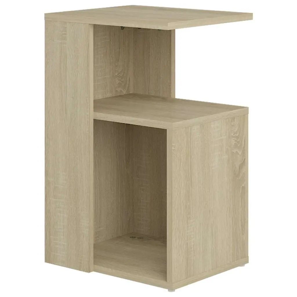 Side Table Brown 36x30x56cm Storage Accent